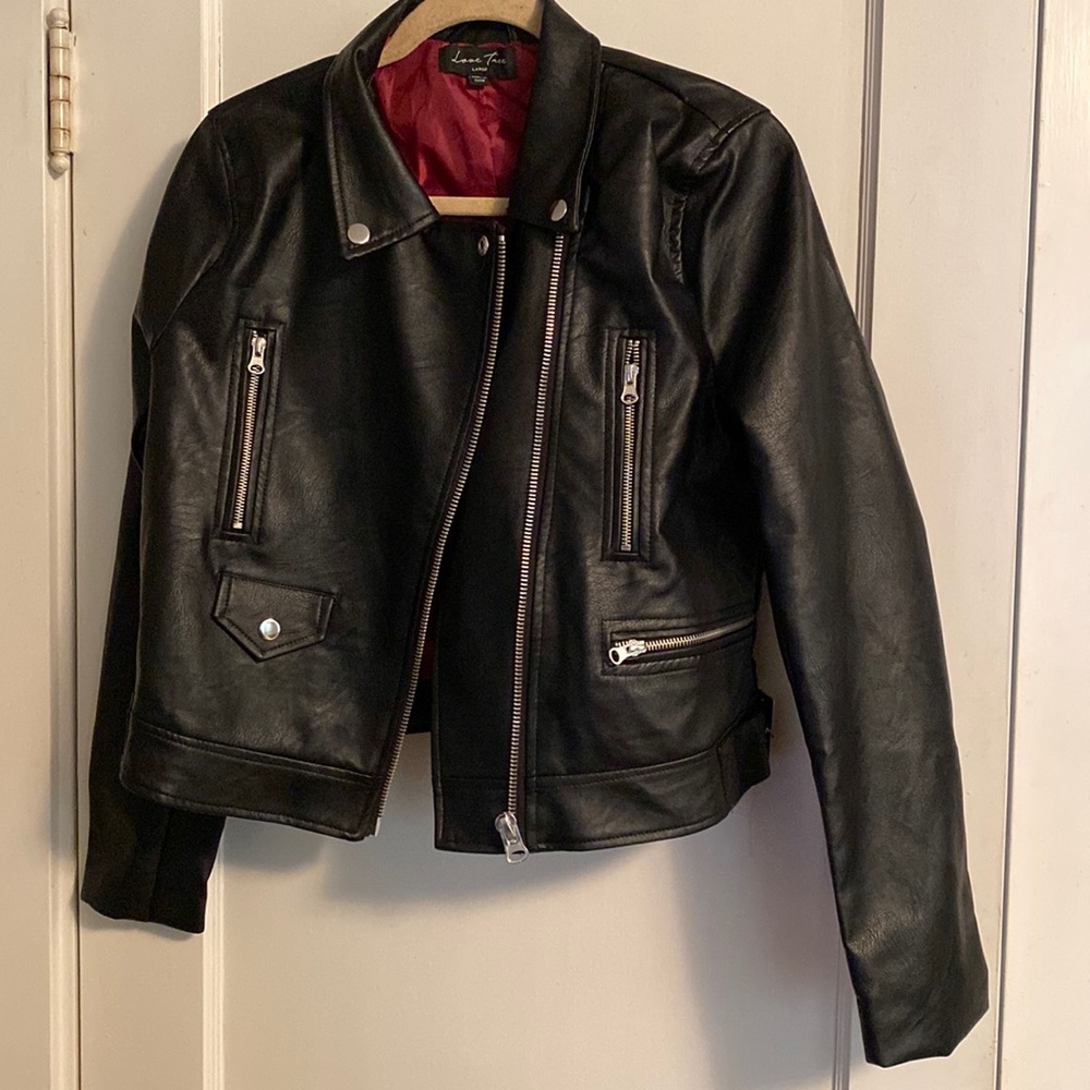 Black pleather jacket